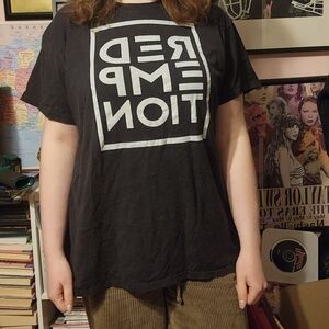 REDEMPTION Black and white Redemption Church NYC graphic tee